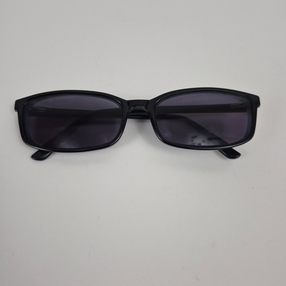 Rochester Sunglasses Black Rectangular Frame Tinted Lenses 145mm R.O.58-18
